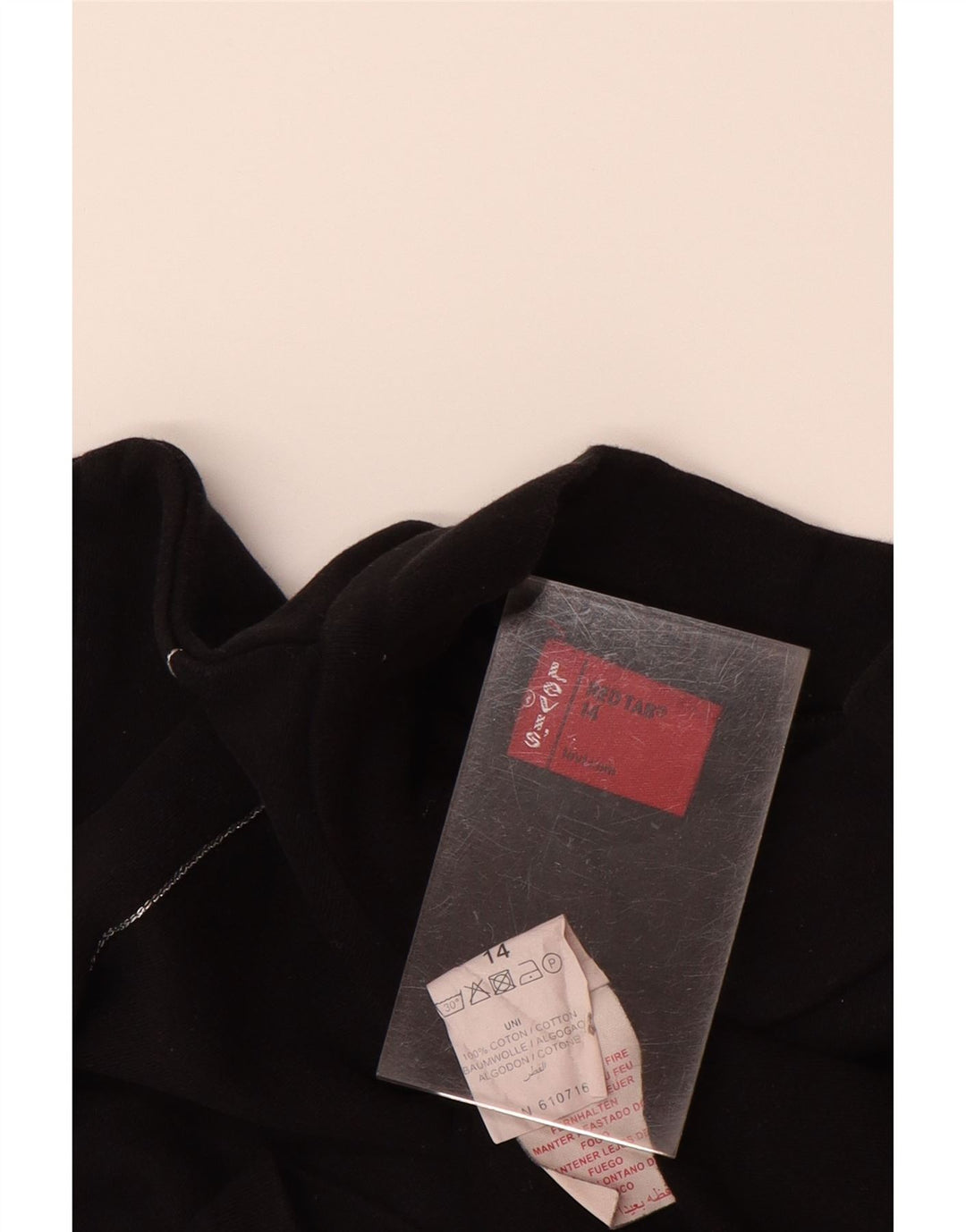 LEVI'S Pulover cu gât țestoasă pentru fete 13-14 ani, bumbac negru