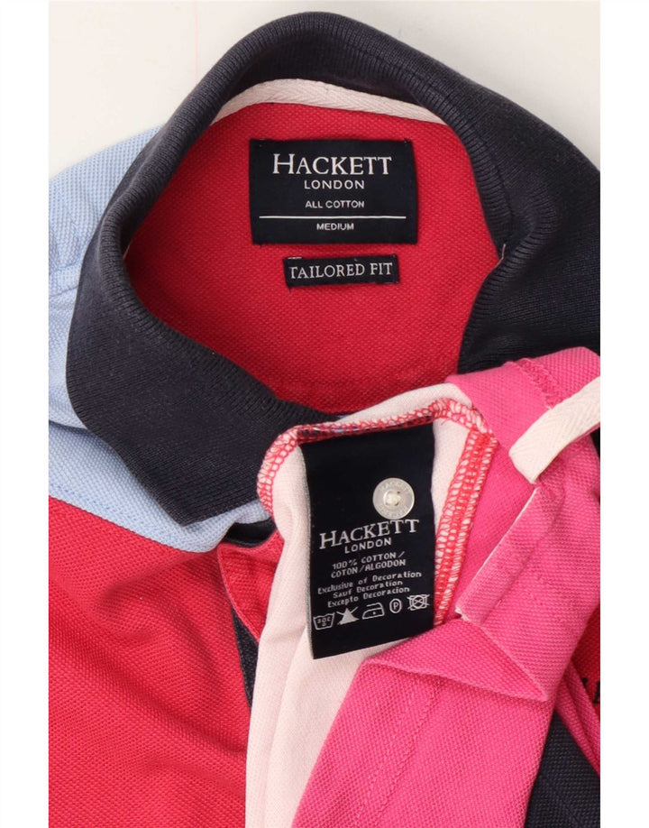 Tricou polo de rugby pentru bărbați Hackett, croit, multicolor, color block