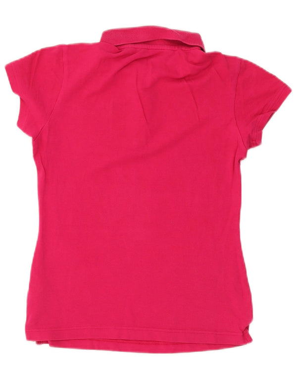 Adidas Womens Polo shirt EU 36 Small Pink Cotton