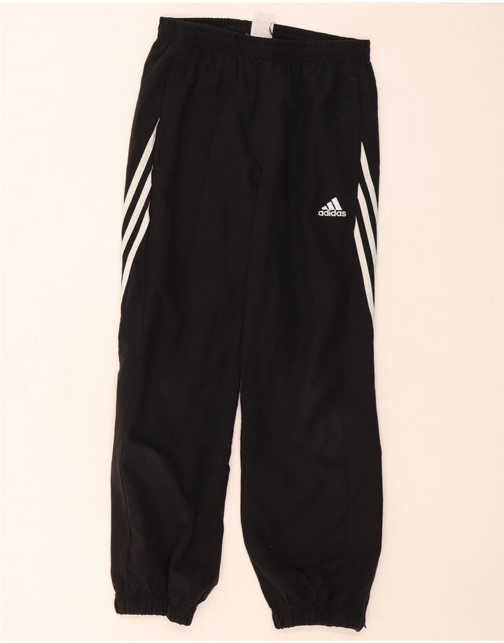 Pantaloni de trening ADIDAS băieți Joggeri 11-12 ani Poliester negru mare