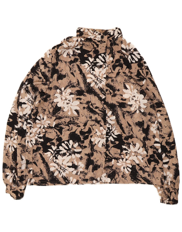 Bluză cămașă pentru femei Charles Vogele EU 42 Poliester Floral Bej mare