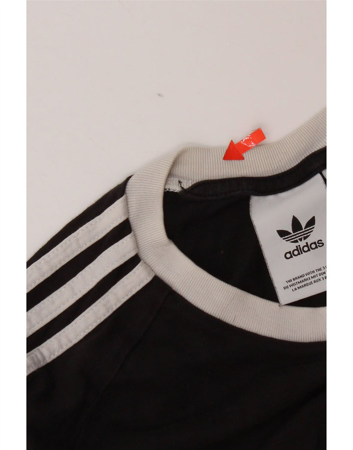 Tricou pentru bărbați Adidas Top mic, negru, bumbac