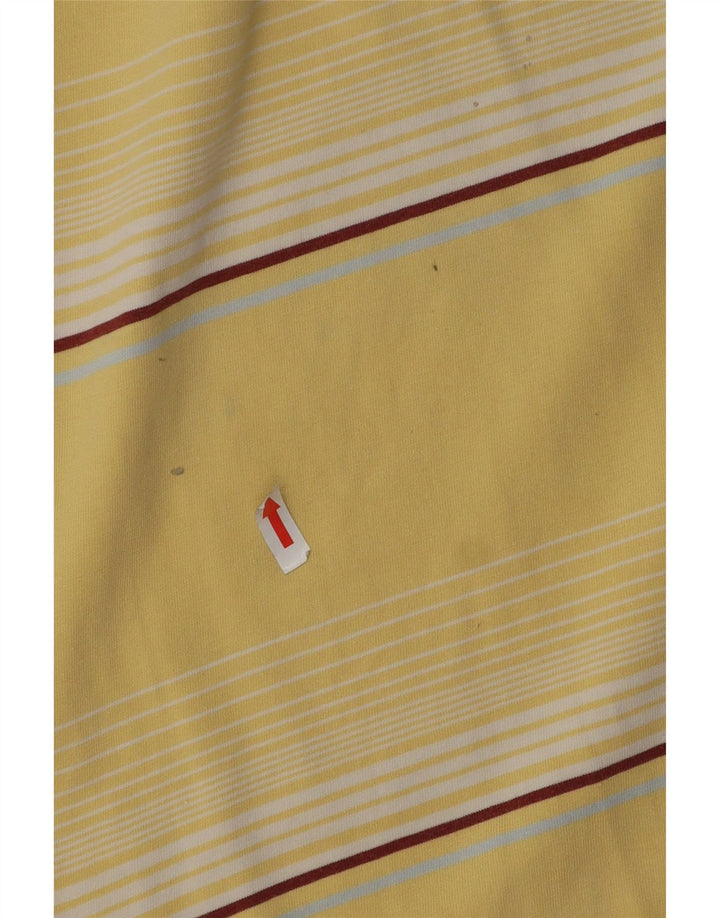 Tricou polo cu grafic pentru bărbați Levi's, cu dungi galbene mici