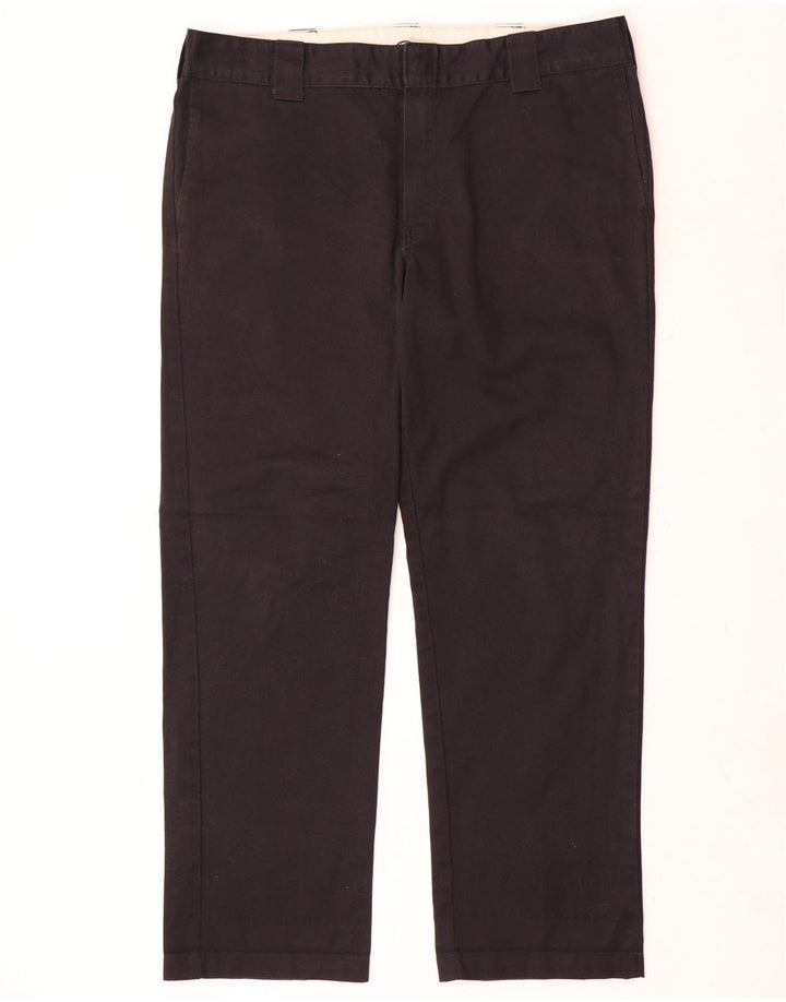 Pantaloni chino slim drepti pentru bărbați Dickies L38 L32 Poliester negru