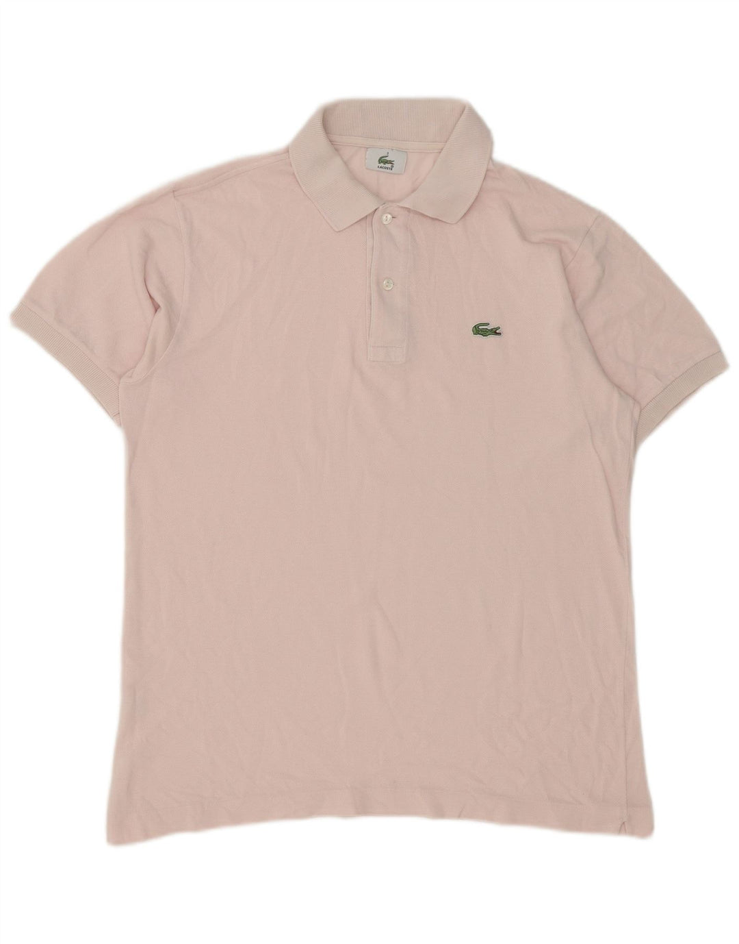 Tricou polo pentru bărbați Lacoste Mărimea 3 Bumbac roz mic