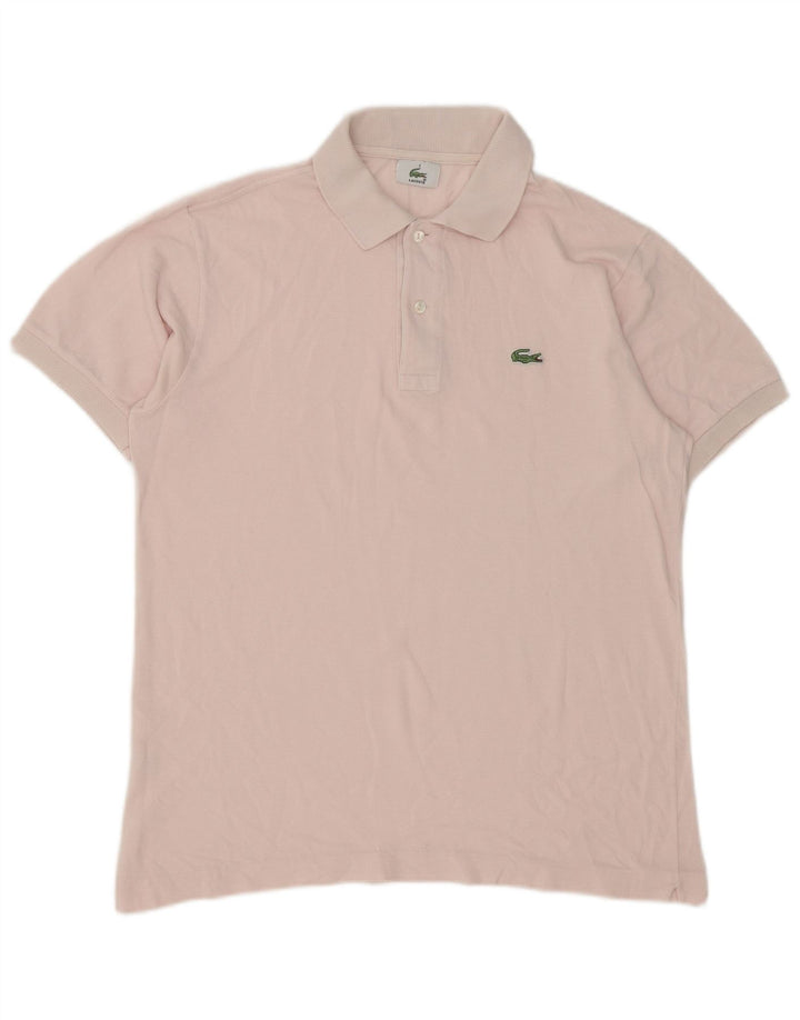 Tricou polo pentru bărbați Lacoste Mărimea 3 Bumbac roz mic