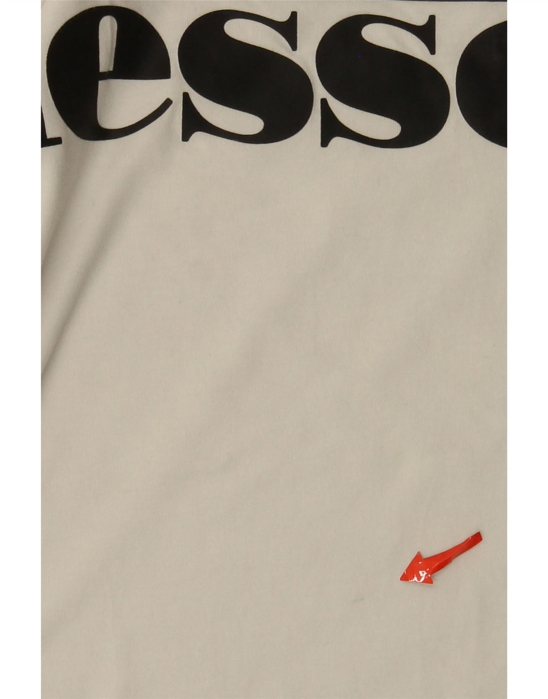 Tricou grafic pentru bărbați Ellesse Top mare din bumbac alb
