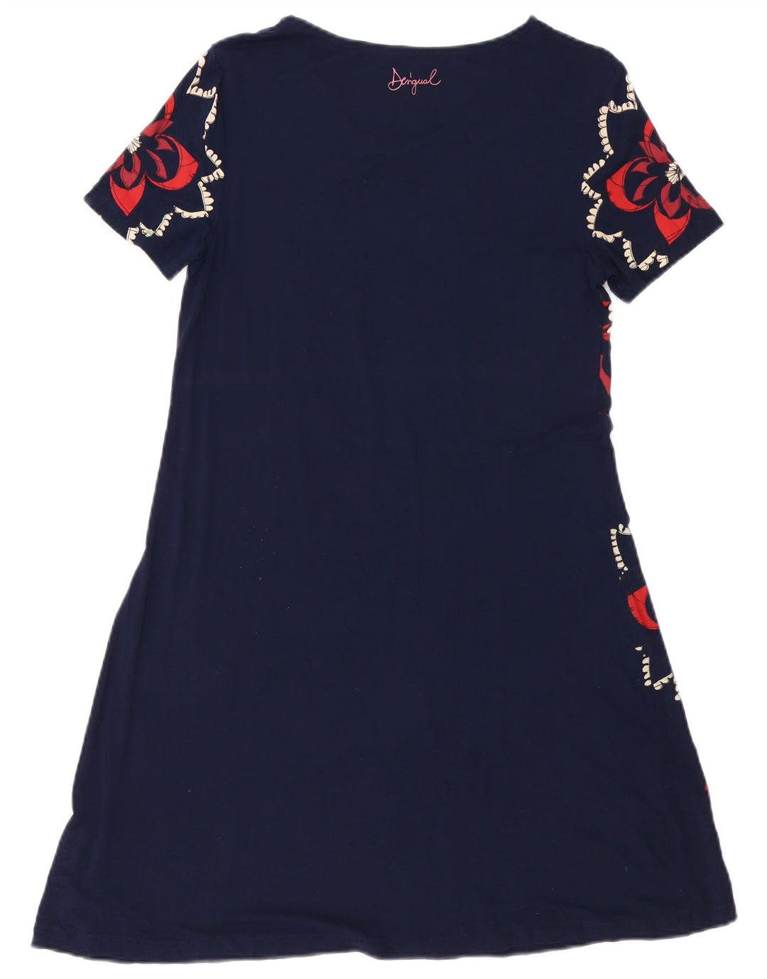DESIGUAL Rochie A-Line Grafică pentru femei UK 10 Mic Bleumarin Floral