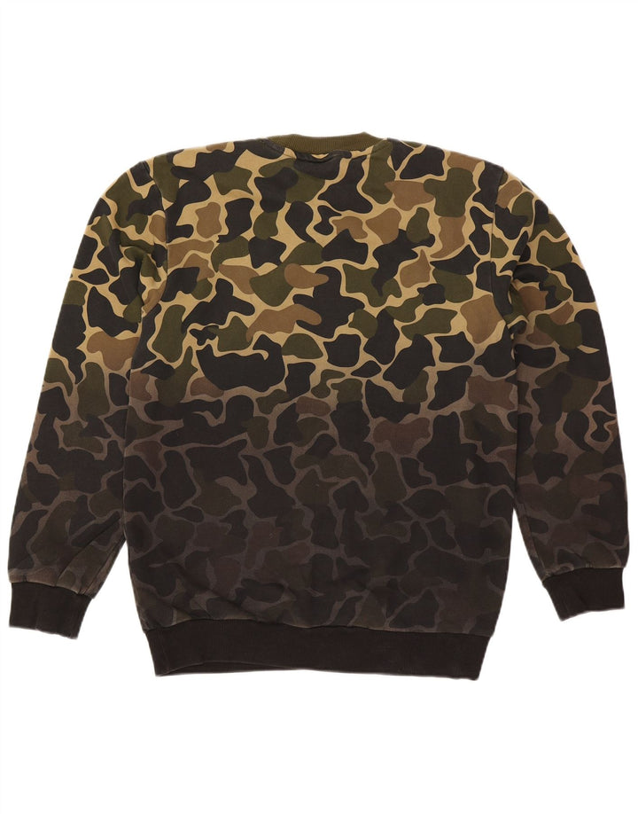 Hanorac pentru bărbați Adidas Jumper Mic Kaki Camuflaj Bumbac