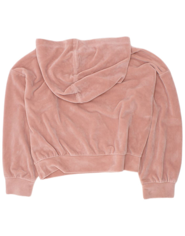 Pulover Dkny Fete din Velour Grafic 5-6 Ani Roz Poliester