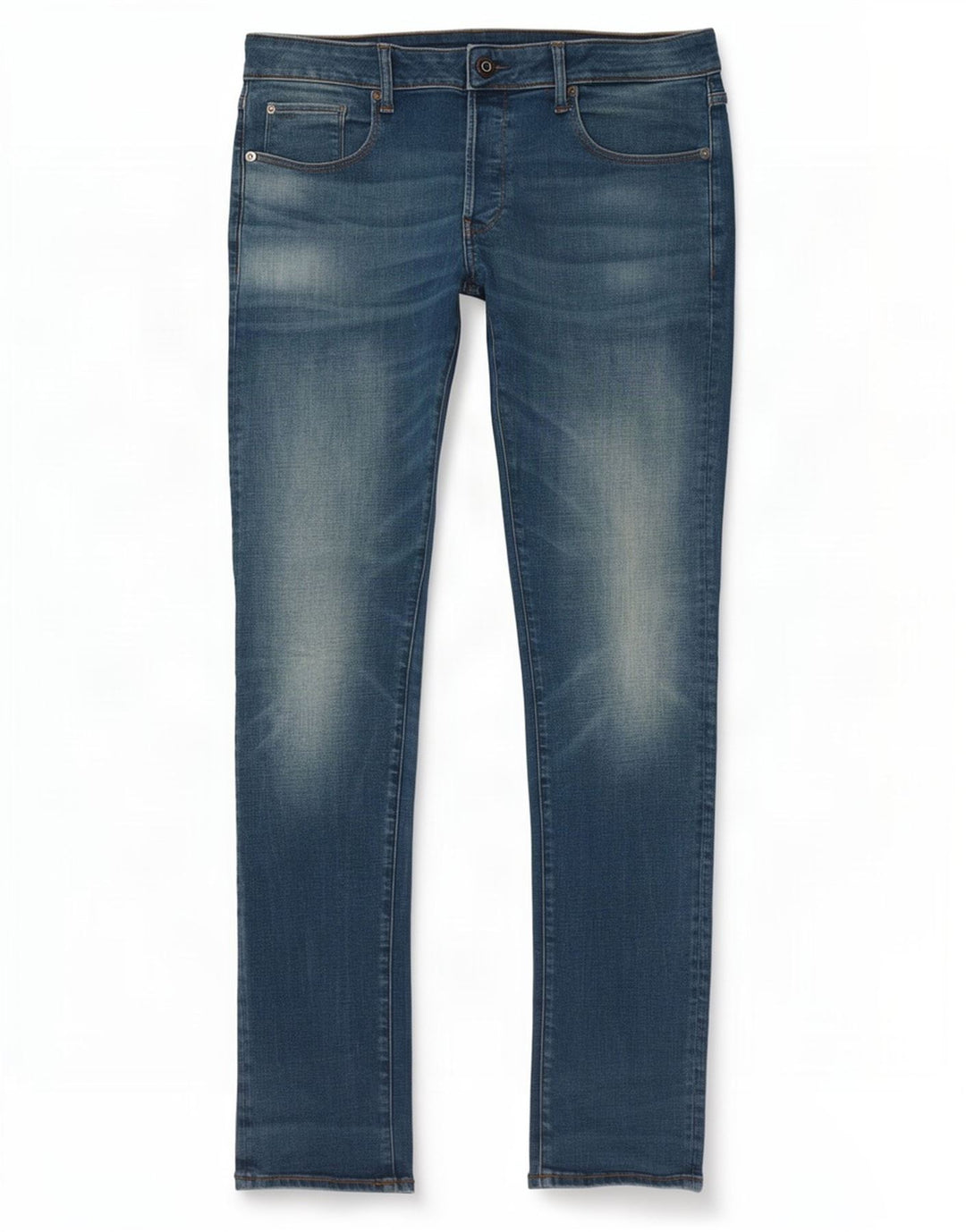 Blugi G-Star 3301 Slim pentru bărbați W34 L34 Bumbac albastru