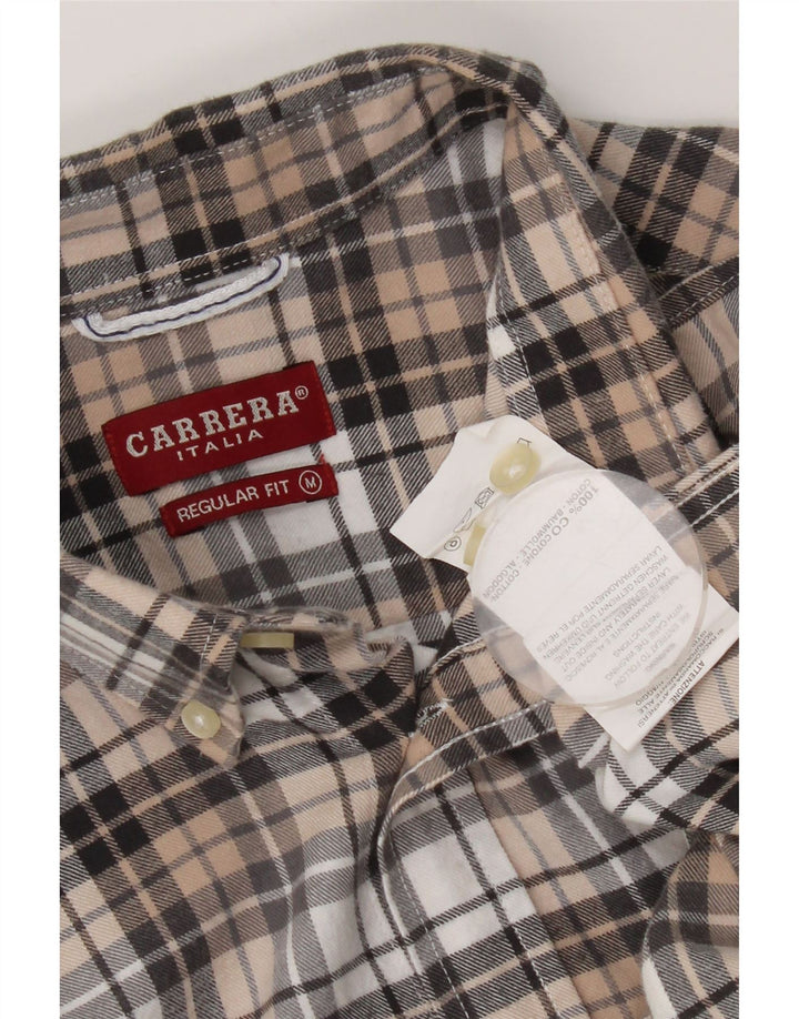 Cămașă de flanel pentru bărbați Carrera, cu ajustare normală, din bumbac cu carouri multicolore
