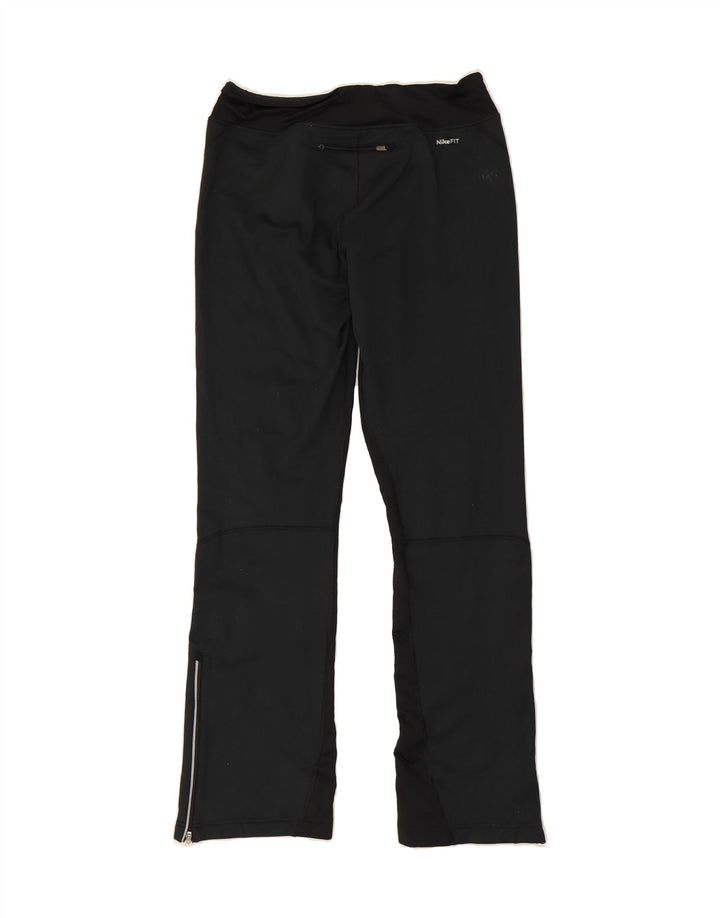 NIKE Womens Tracksuit Trousers UK 12/14 Medium  Black Polyester Vintage Nike and Second-Hand Nike from Messina Hembry 