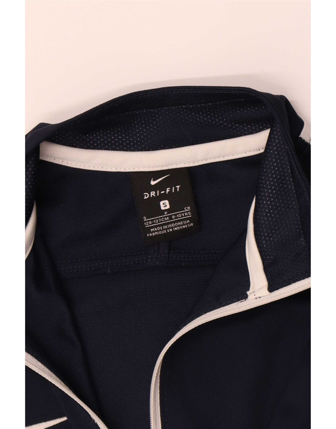 Jachetă de top pentru trening Nike Dri Fit pentru băieți 8-9 ani Mic, bleumarin