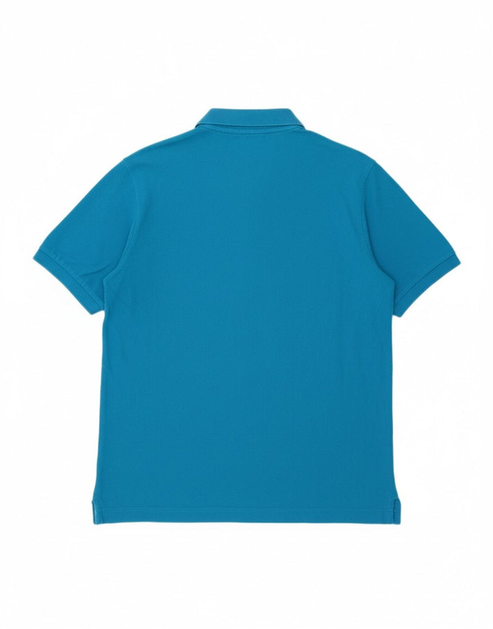 KAPPA Mens Polo Shirt Medium Blue Cotton