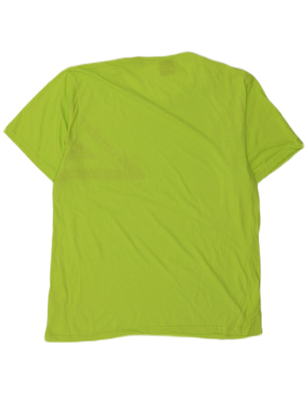 Tricou grafic pentru bărbați Umbro Top 2XL bumbac verde