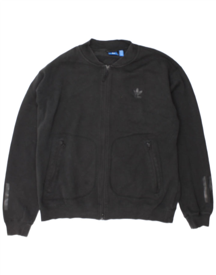 Jachetă de trening pentru bărbați Adidas XL, bumbac negru