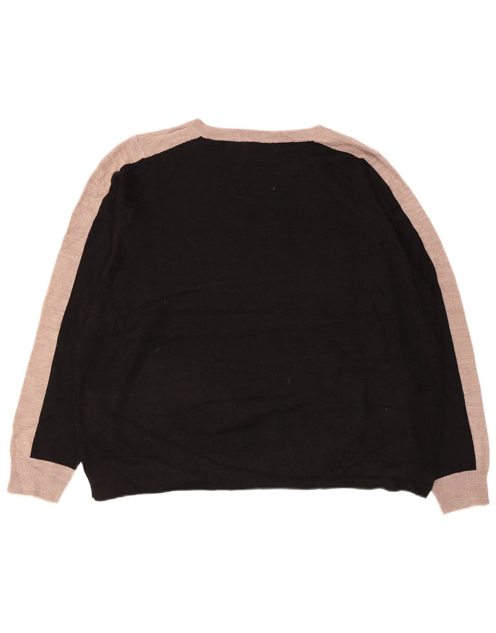 MARKS & SPENCER Pulover pentru damă cu gât de barcă UK 20 2XL Negru