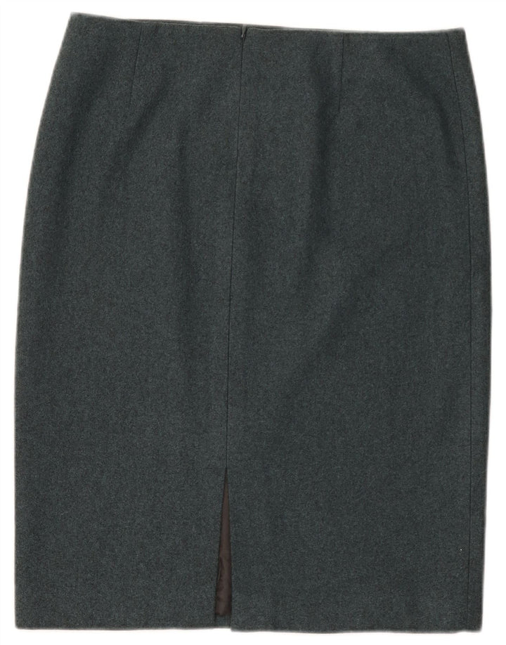 Fusta creion Calvin Klein pentru femei US 8 Medium W32 Blue Flecked Wool