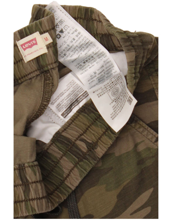 Pantaloni de jogging pentru femei Levi's Pantaloni casual Mediu L30 L25 Camuflaj kaki