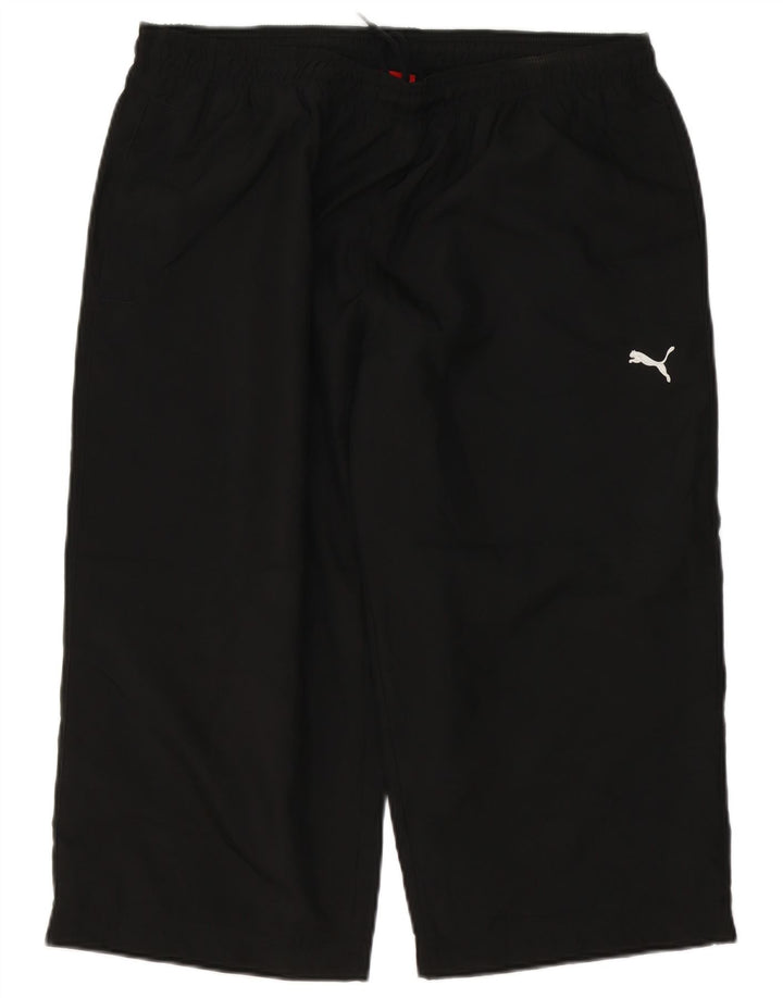 Pantaloni de trening PUMA Capri pentru bărbați, mari, negru, poliester