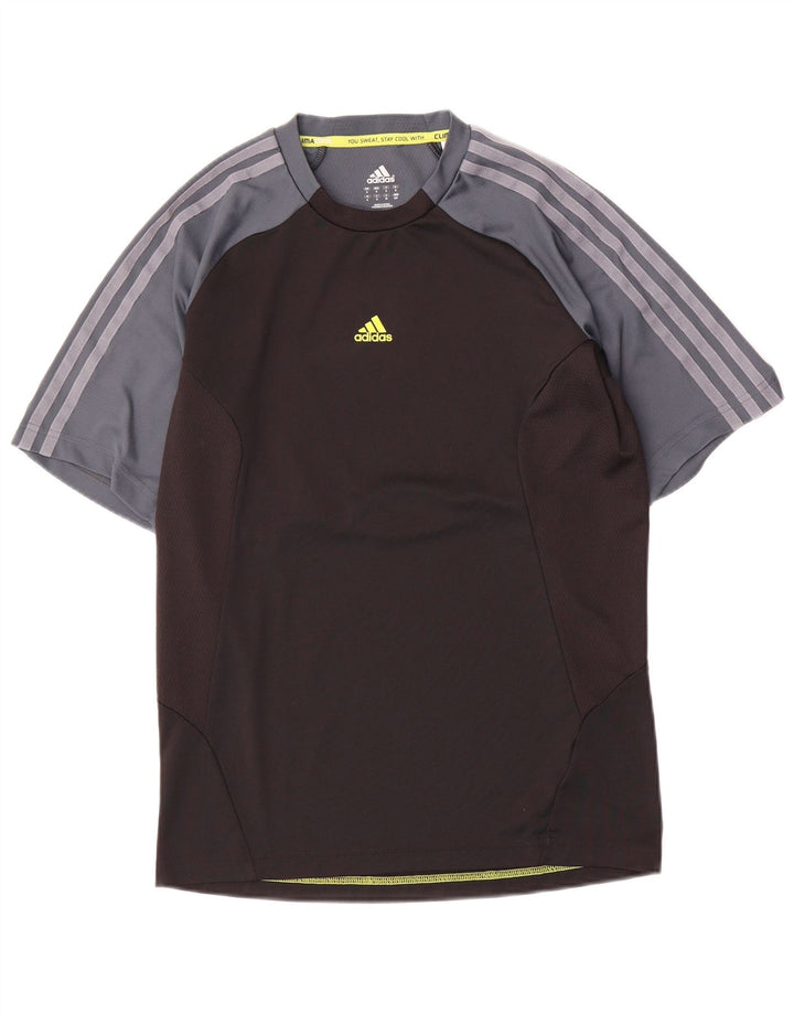 Tricou Adidas Climacool pentru bărbați Top mic negru Colorblock