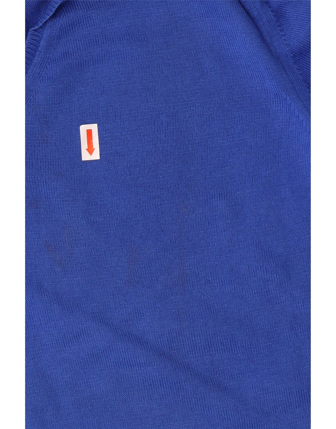Pulover pentru bărbați Zara, cu decolteu în V, din bumbac albastru mediu
