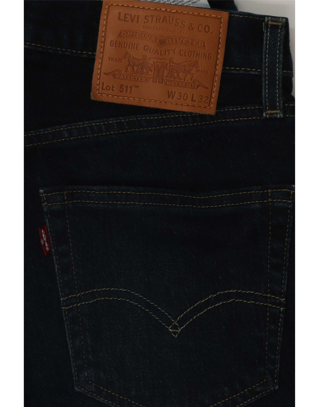 Blugi pentru bărbați Levi's 511 Slim W30 L32 Bumbac bleumarin