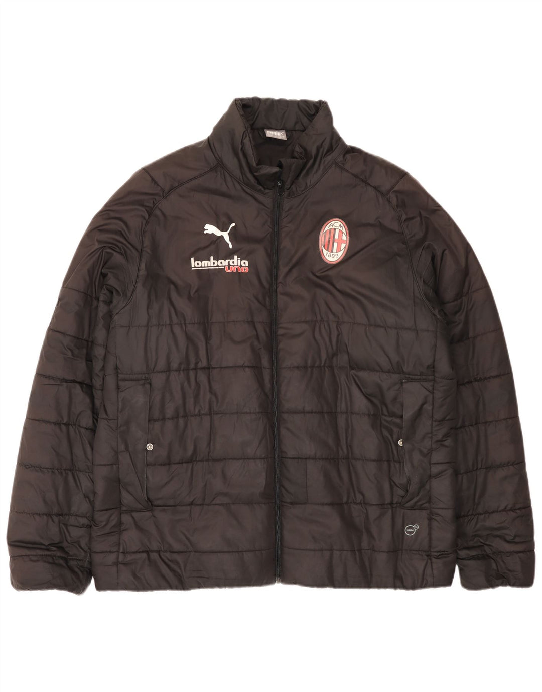 Jachetă căptușită pentru bărbați Puma AC Milan UK 42 XL Negru
