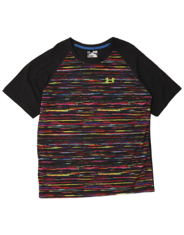 Tricou Under Armour pentru bărbați Heat Gear Top 2XL, negru, pete