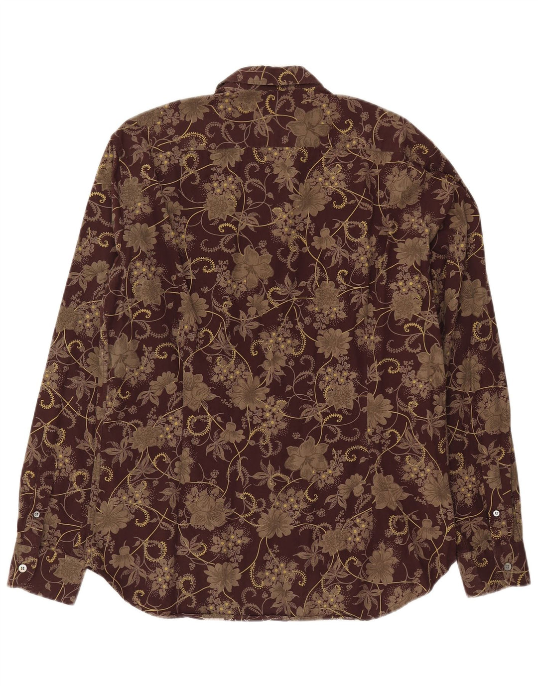 Cămașă pentru bărbați Ted Baker, mărime 4, mare, maro, bumbac floral