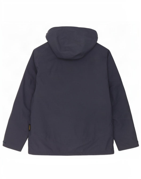 Jack Wolfskin Jachetă de vânt cu glugă pentru bărbați UK 48 2XL Poliester bleumarin