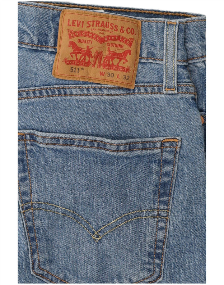 Blugi Levi's 511 Slim pentru bărbați W30 L32 Bumbac albastru