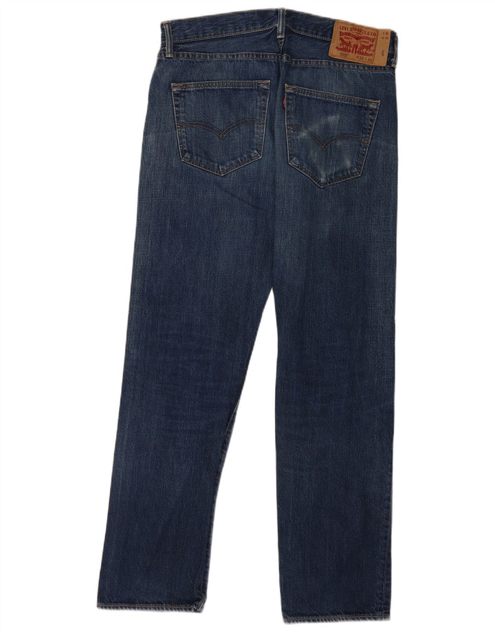 Blugi drepti pentru bărbați Levi's 501 W32 L30 albastru