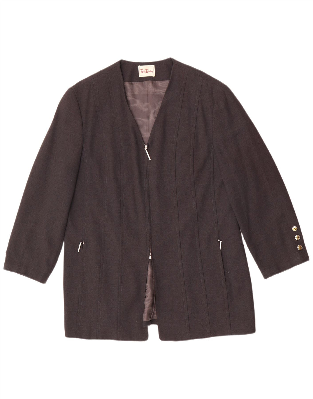 Jachetă Betty Barclay pentru femei, UK 18 XL, gri viscoză