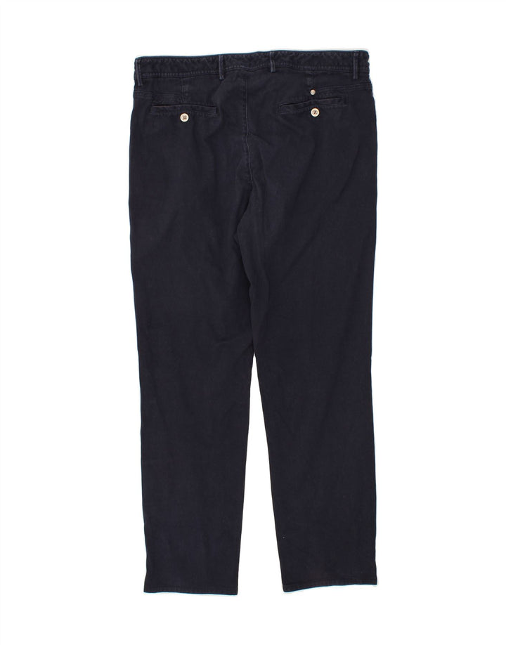 Pantaloni casual subțiri pentru bărbați MASSIMO DUTTI L34 L30 bleumarin