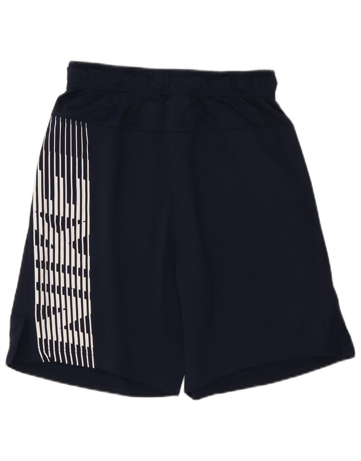 Pantaloni scurți sport Nike Dri Fit Graphic pentru bărbați, poliester mici, albastru