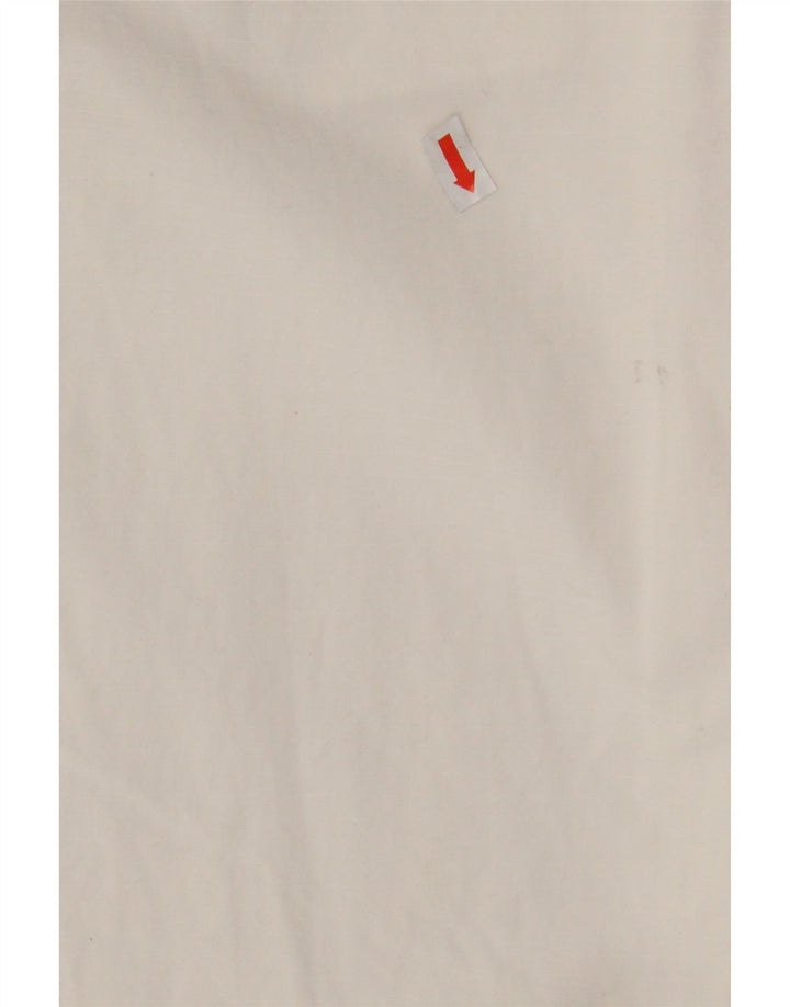 CARRERA Mens Straight Trousers W31 L32 White Cotton