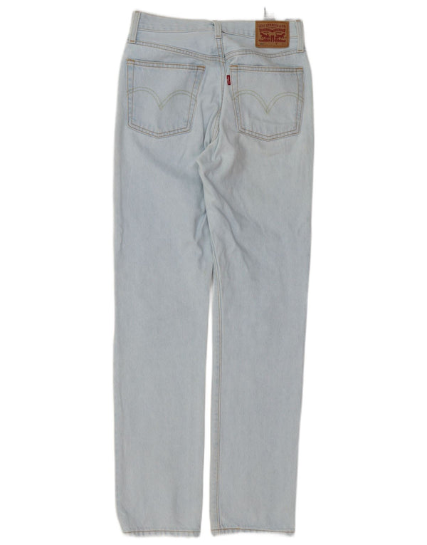 Blugi drepti pentru femei Levi's 501 W25 L32 Bumbac albastru