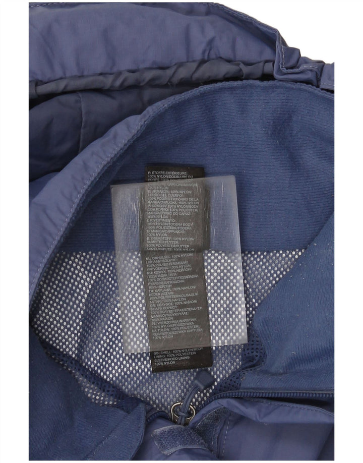 Jachetă de ploaie cu glugă The North Face pentru femei UK 16 Large Blue Nylon