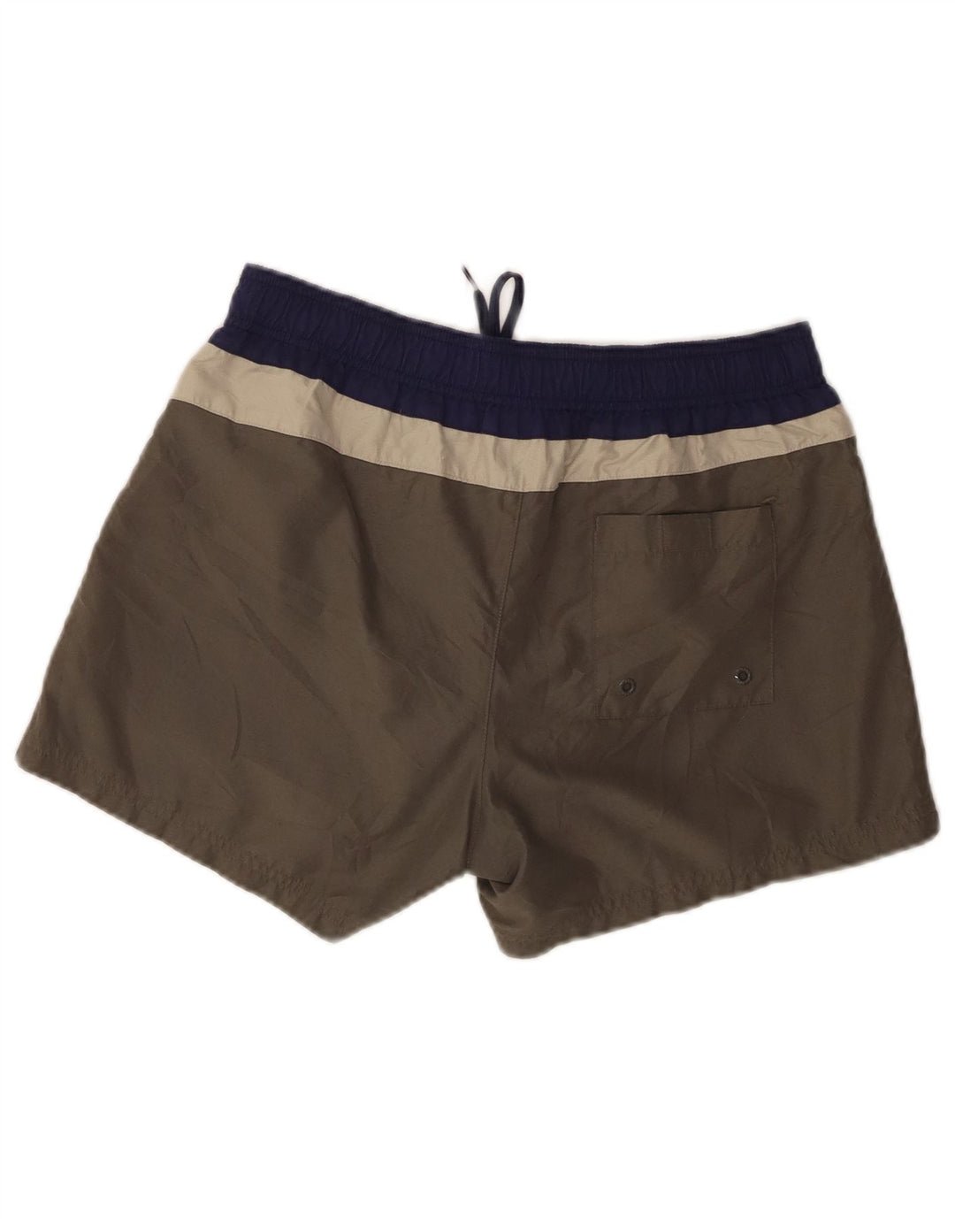 Pantaloni scurți de înot cu grafică Fila pentru bărbați, mici, gri, poliester color bloc