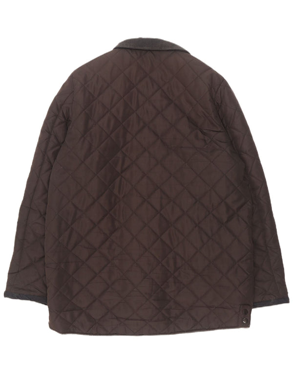 Jachetă matlasată pentru bărbați Pierre Cardin UK 44 2XL Maro Poliester