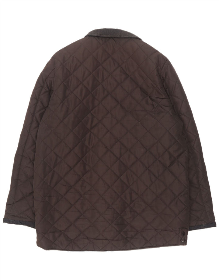 Jachetă matlasată pentru bărbați Pierre Cardin UK 44 2XL Maro Poliester