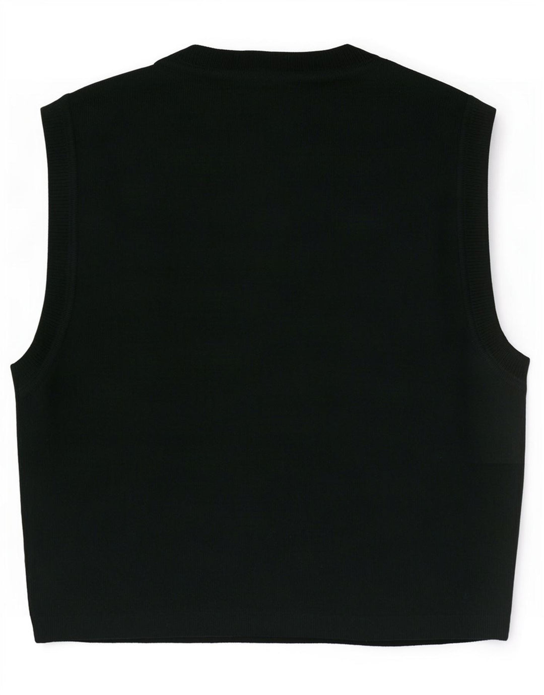 Top Vest Crop pentru Damă Zara UK 14 Large Negru