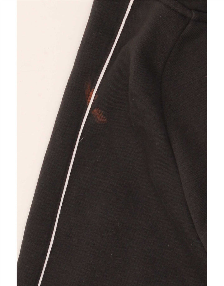 Pulover Adidas pentru bărbați, bumbac mediu negru