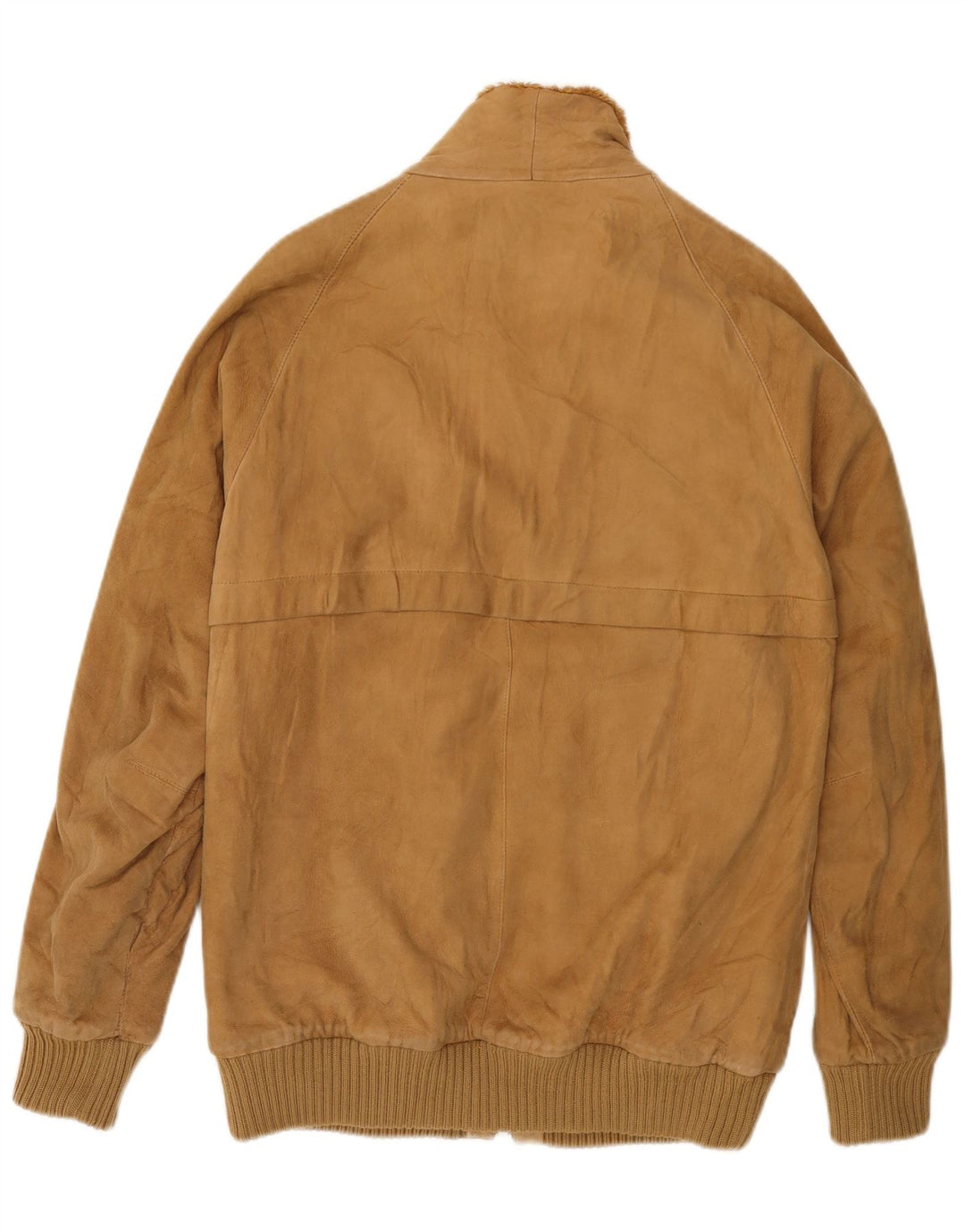 Jachetă din shearling pentru bărbați VINTAGE UK 38 maro mediu