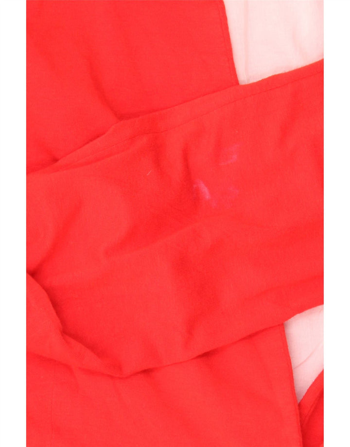 Sacou blazer pentru femei Zara, cu 1 nasture, UK 12 Medium Red Acetat