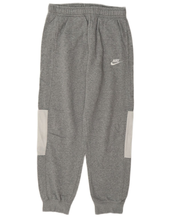 Pantaloni de trening Nike pentru bărbați Pantaloni de jogging, gri mici, bumbac color bloc