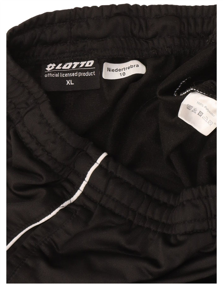 Pantaloni de trening pentru bărbați Lotto XL poliester negru
