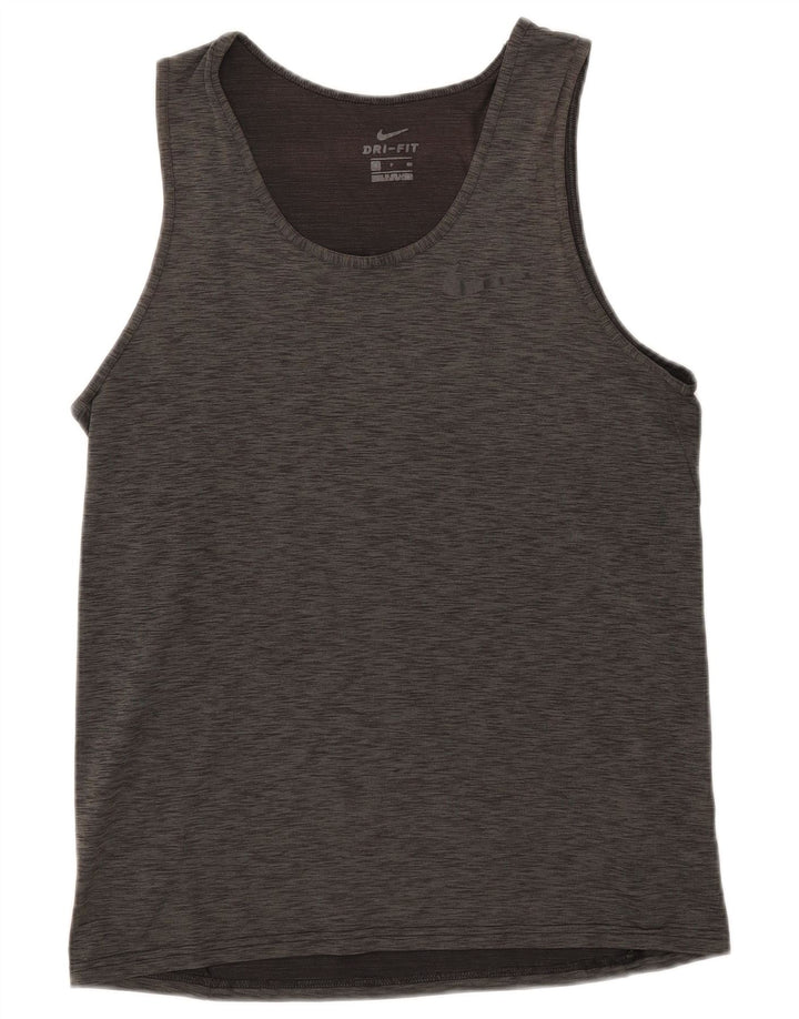 Vestă NIKE Dri Fit pentru bărbați, poliester cu pete mici kaki